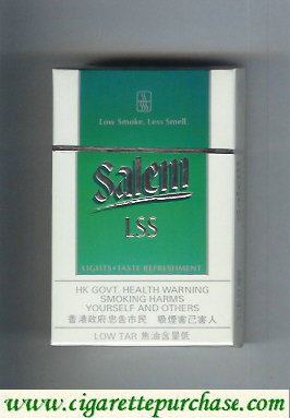 Salem LSS with line cigarettes hard box